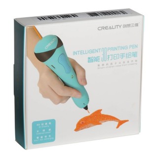 Creality Kids 3D Pen Low Temperature Child Safe Free 6 Roll Filament - Biru